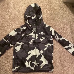 HUF Peak Black Camp Anorak Windbreaker